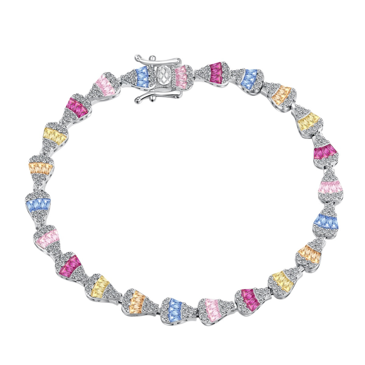 [Hevara Jewelry]Radiant Water Drop Shape Daily Bracelet