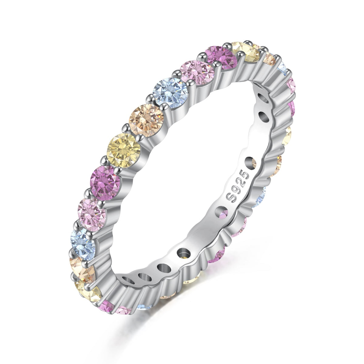 [Hevara Jewelry]Elegant Vivid Round Cut Daily Ring