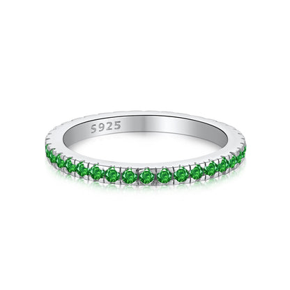 [Hevara Jewelry]Delicate Sparkling Round Cut Daily Ring