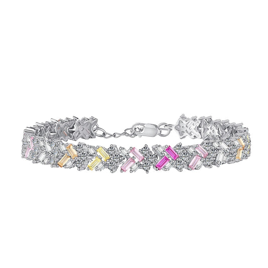 [Hevara Jewelry]Dazzling Unique Multi Shape Daily Bracelet
