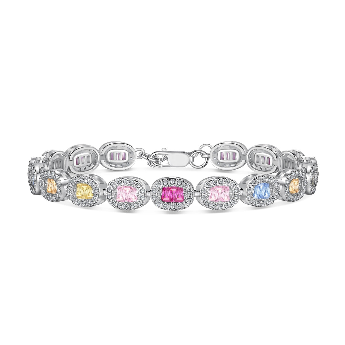 [Hevara Jewelry]Exquisite Ornate Emerald Cut Daily Bracelet