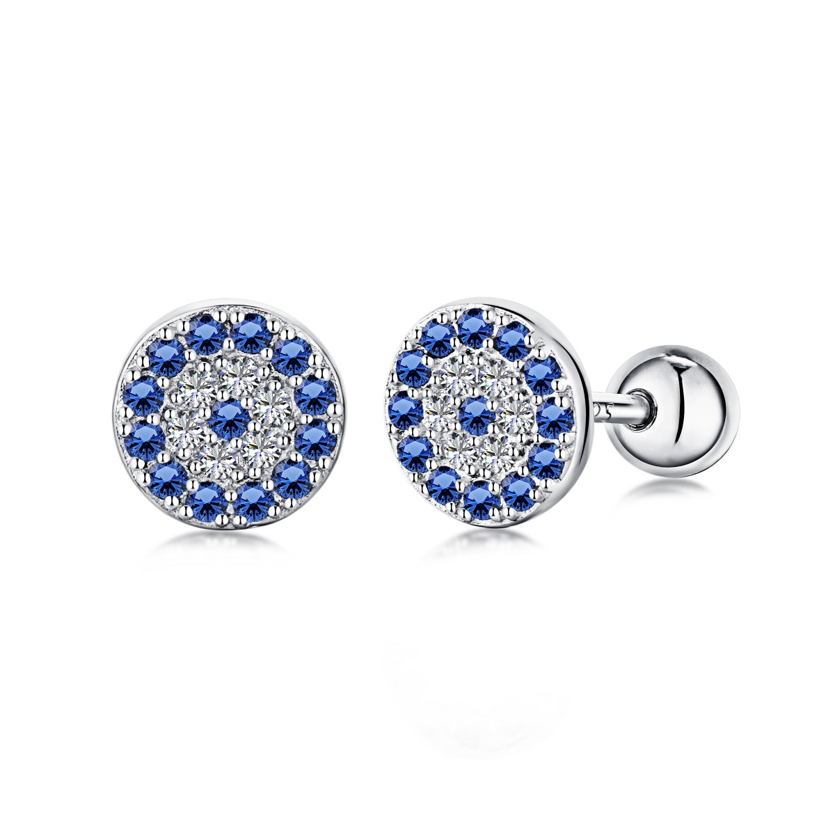 [Hevara Jewelry]Devil's Eye Ear Bone Nail Earrings