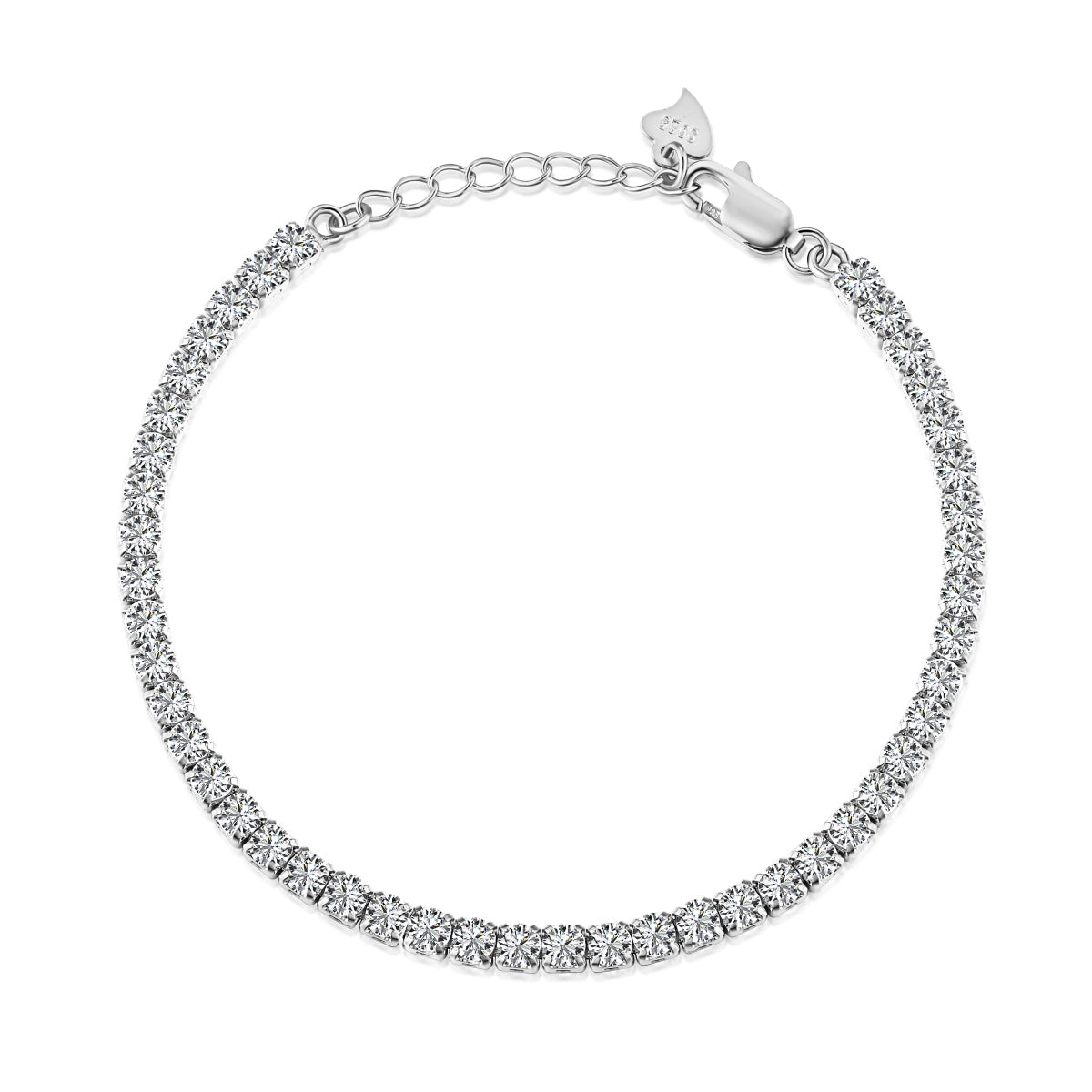 [Hevara Jewelry]Sparkling Round Cut Daily Bracelet