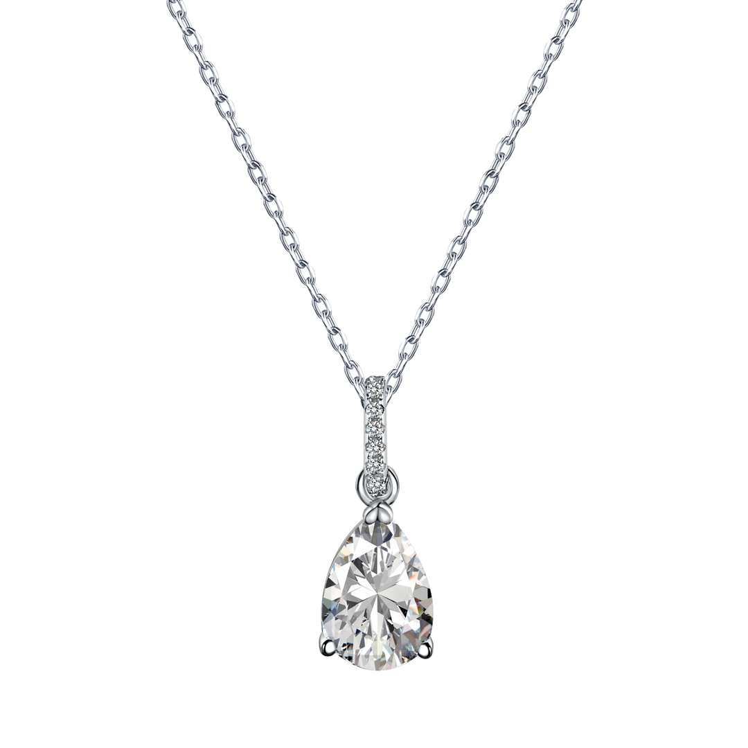 [Hevara Jewelry]Delicate Water Drop Shape Fashion Necklace