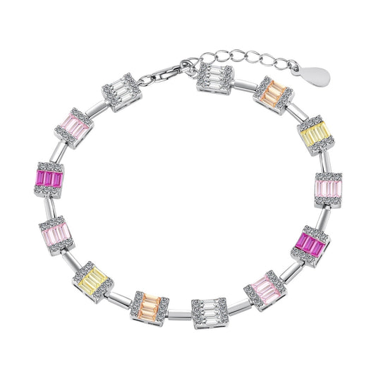 [Hevara Jewelry]Dainty Charming Emerald Cut Daily Bracelet