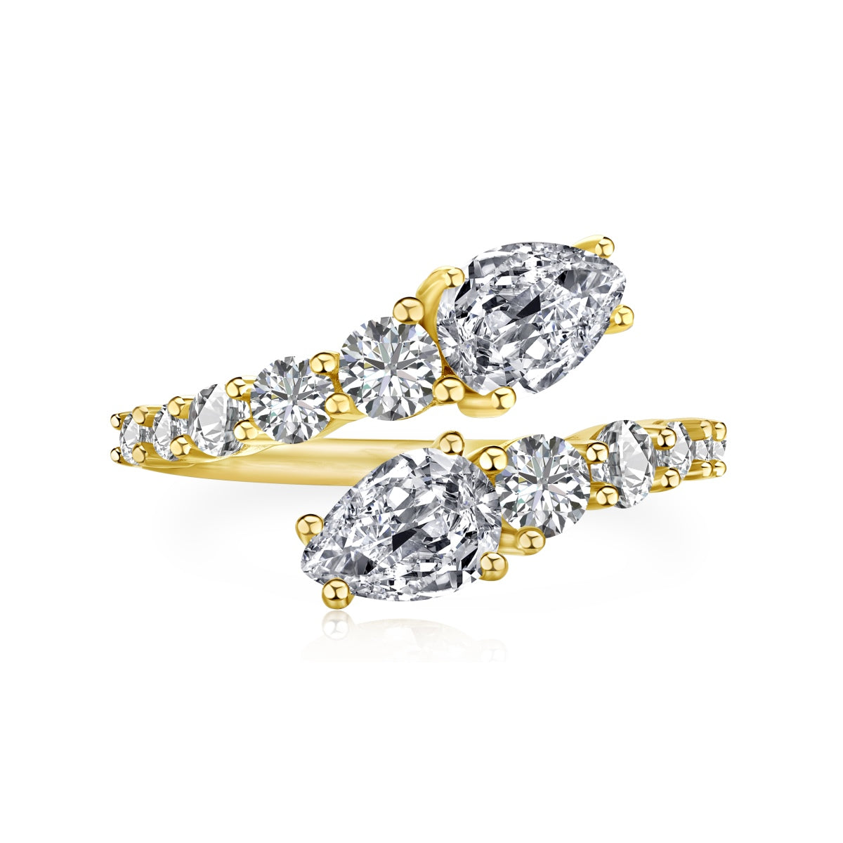[Hevara Jewelry]Delicate Lively Snake Shape Daily Ring