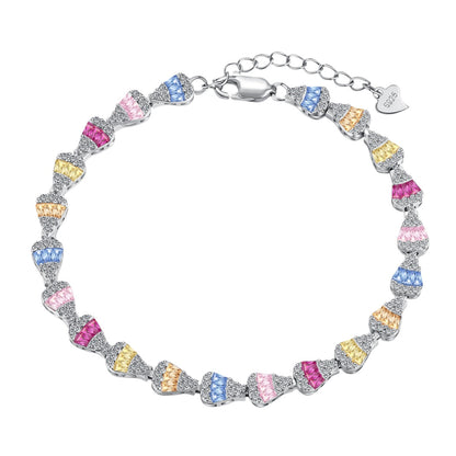 [Hevara Jewelry]Radiant Water Drop Shape Daily Bracelet