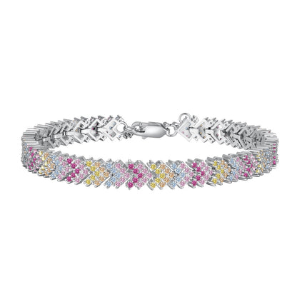 [Hevara Jewelry]Ornate Sparkling Round Cut Party Bracelet