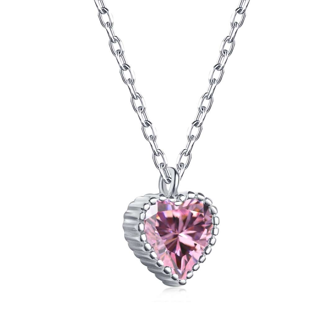 [Hevara Jewelry]Ornate Heart Shape Necklace