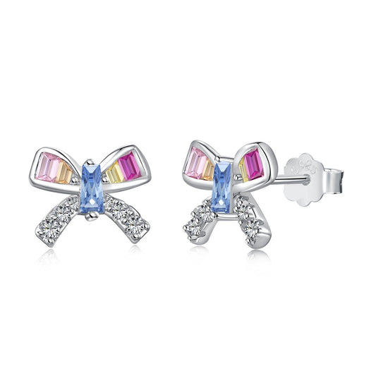 [Hevara Jewelry]Ornate Butterfly Shape Daily Earrings