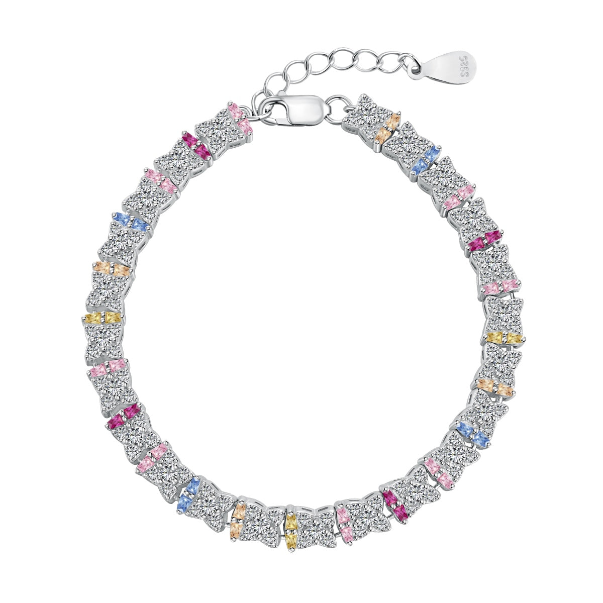 [Hevara Jewelry]Unique Colorful Flower Shape Daily Bracelet