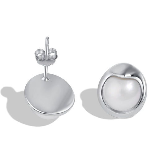 [Hevara Jewelry]Dainty Bread Pearl Earrings