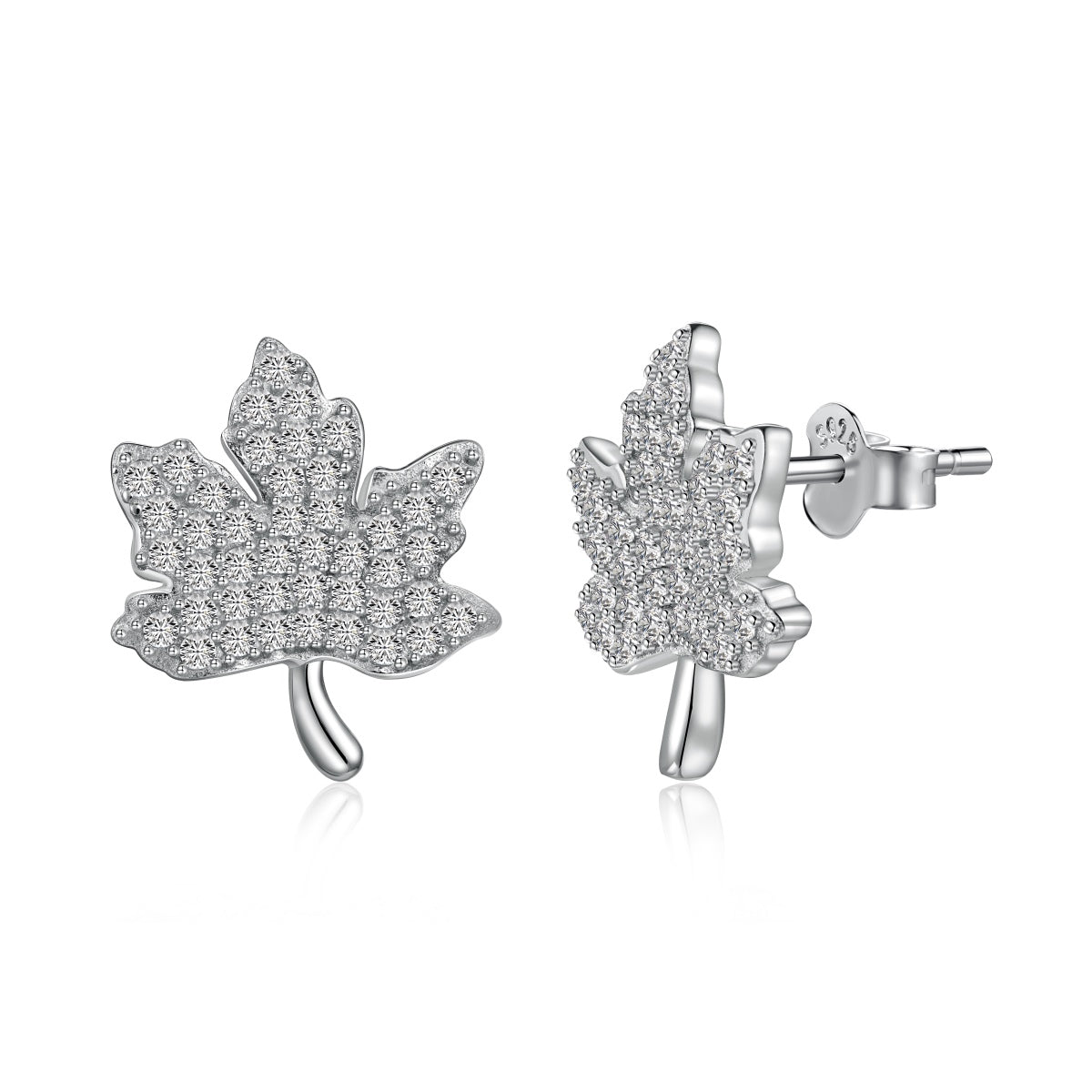 [Hevara Jewelry]Exquisite Maple Leaf Design Earrings