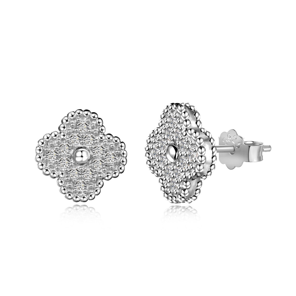 [Hevara Jewelry]Four Leaf Clover Fashion Earrings
