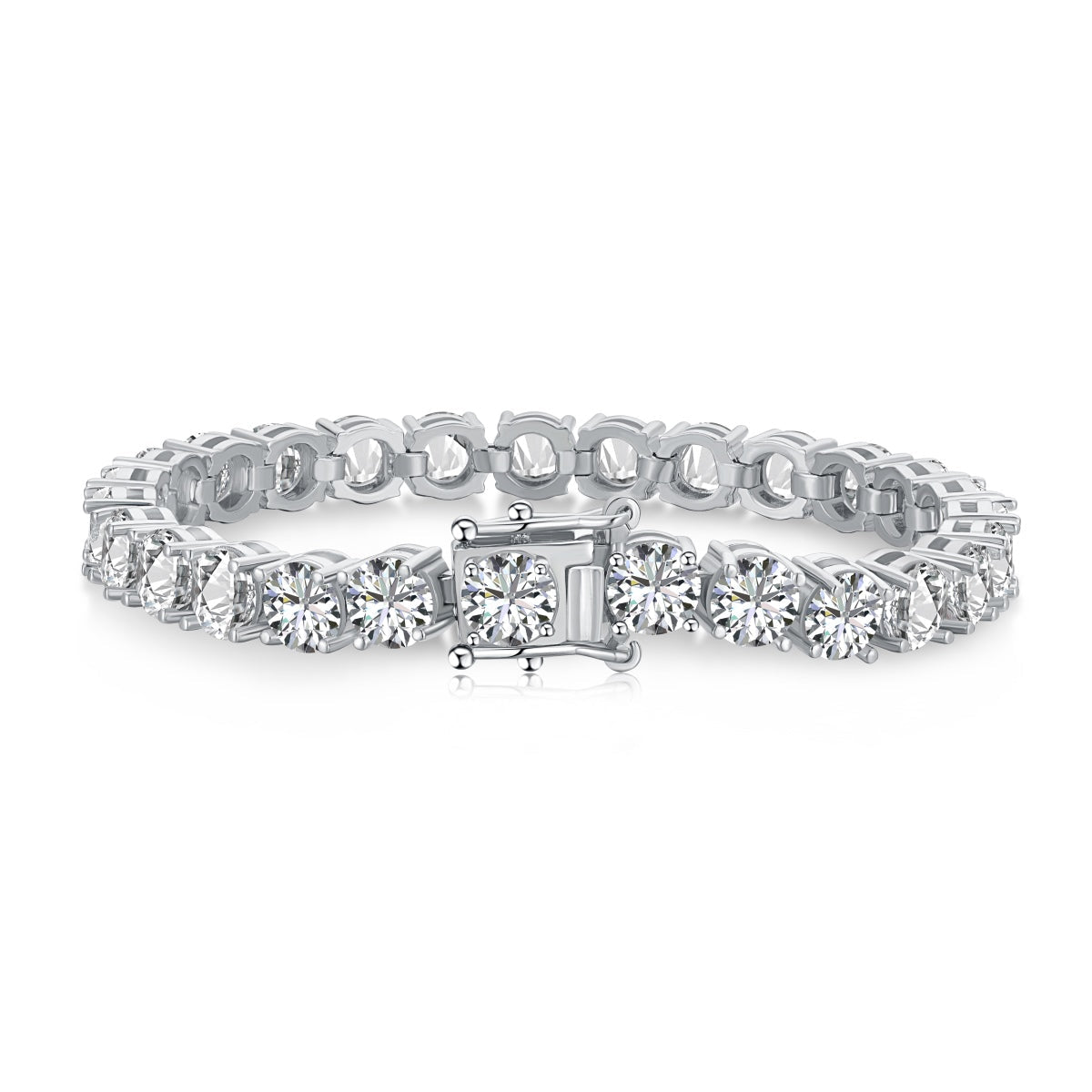 [Hevara Jewelry]0.75 Carat Dazzling Round Cut Wedding Bracelet