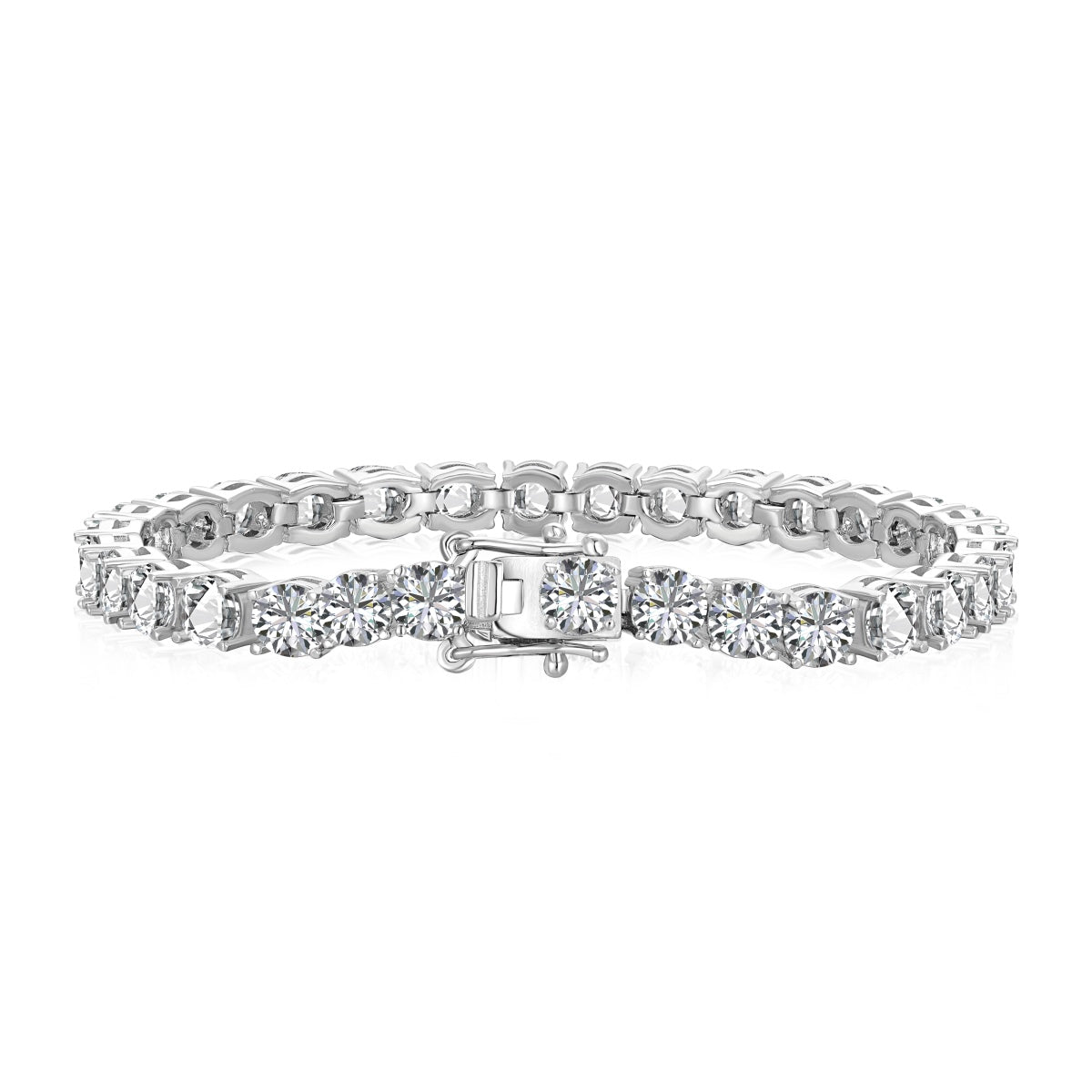 [Hevara Jewelry]Ornate Sparkling Round Cut Wedding Bracelet