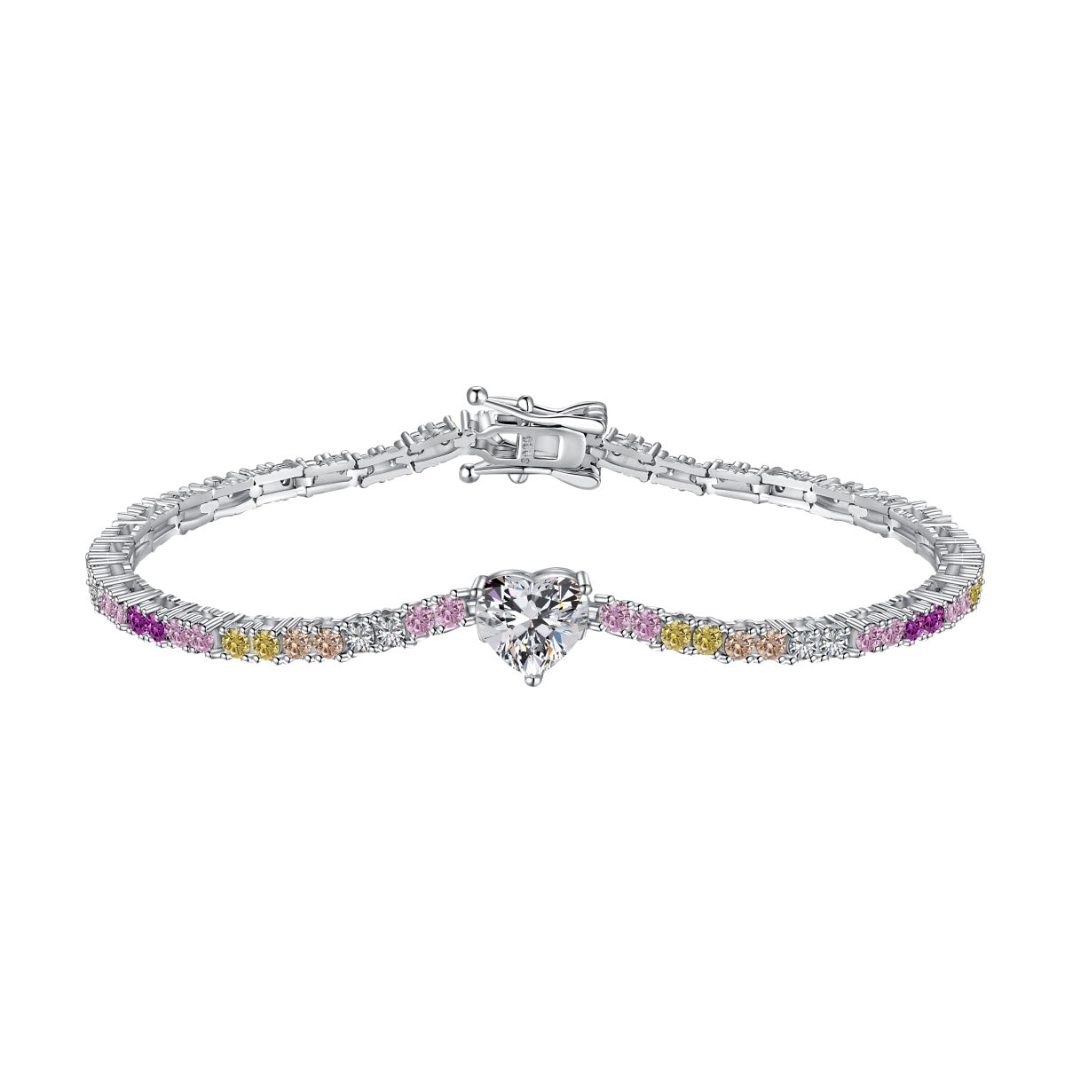 [Hevara Jewelry]Delicate Romantic Heart Shape Lover Bracelet