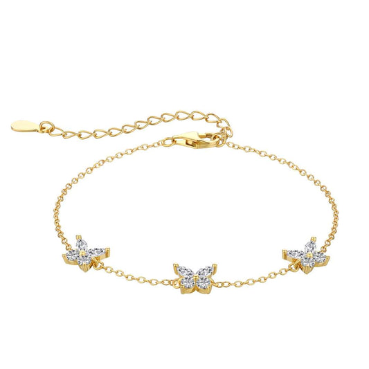 [Hevara Jewelry]Radiant Butterfly Shape Necklace