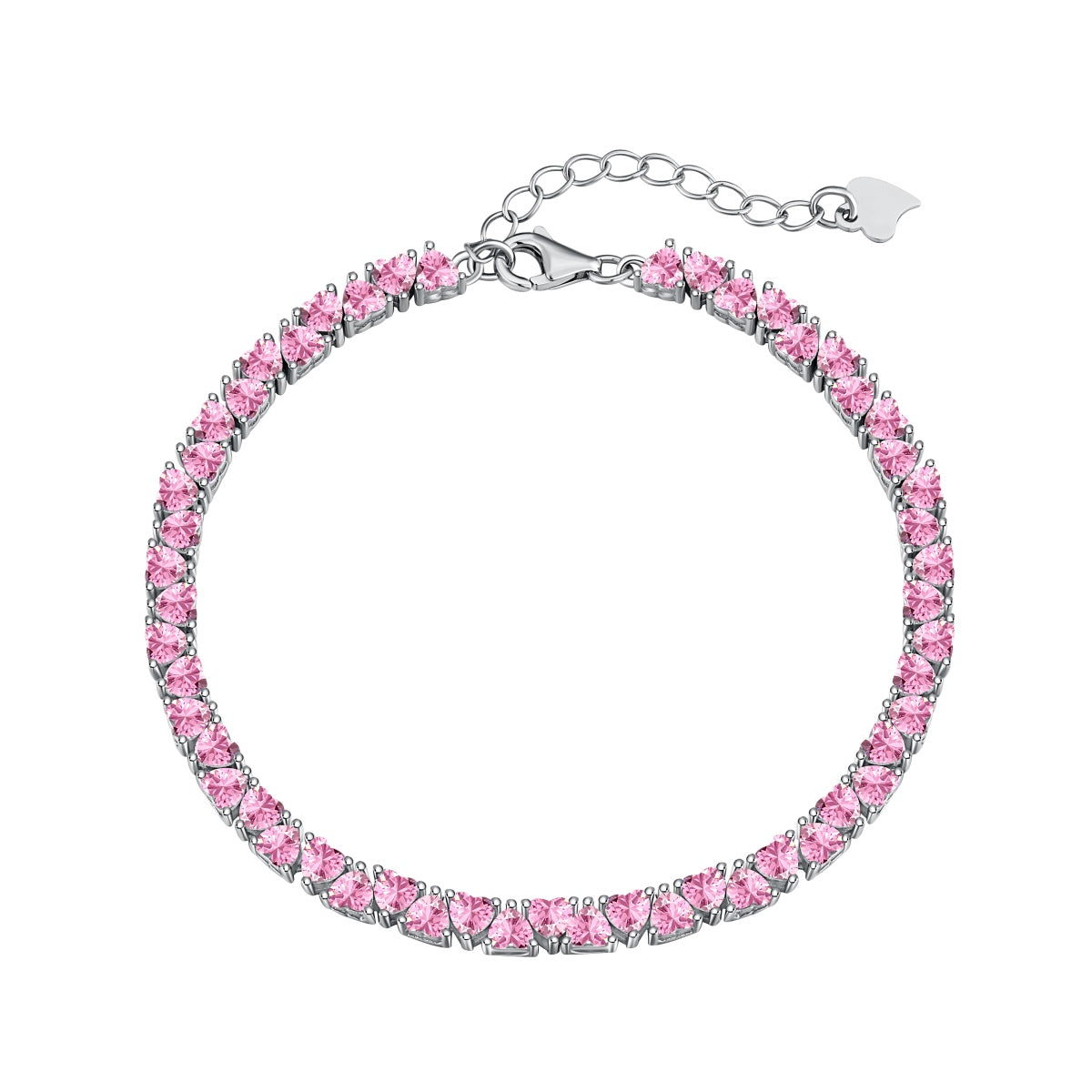 [Hevara Jewelry]Dazzling Romantic Heart Shape Lover Bracelet