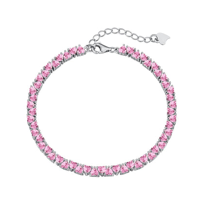 [Hevara Jewelry]Dazzling Romantic Heart Shape Lover Bracelet