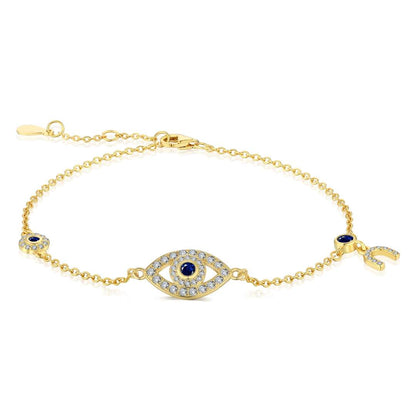[Hevara Jewelry]Dainty Eye Shape Necklace