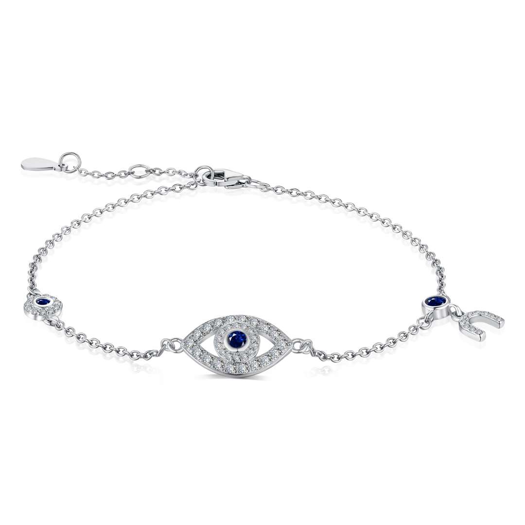 [Hevara Jewelry]Dainty Eye Shape Necklace