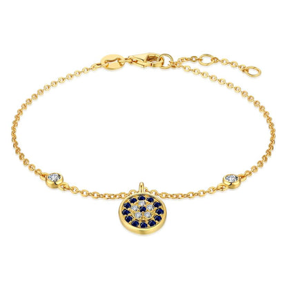 [Hevara Jewelry]Devil's Eye Round Shape Bracelet
