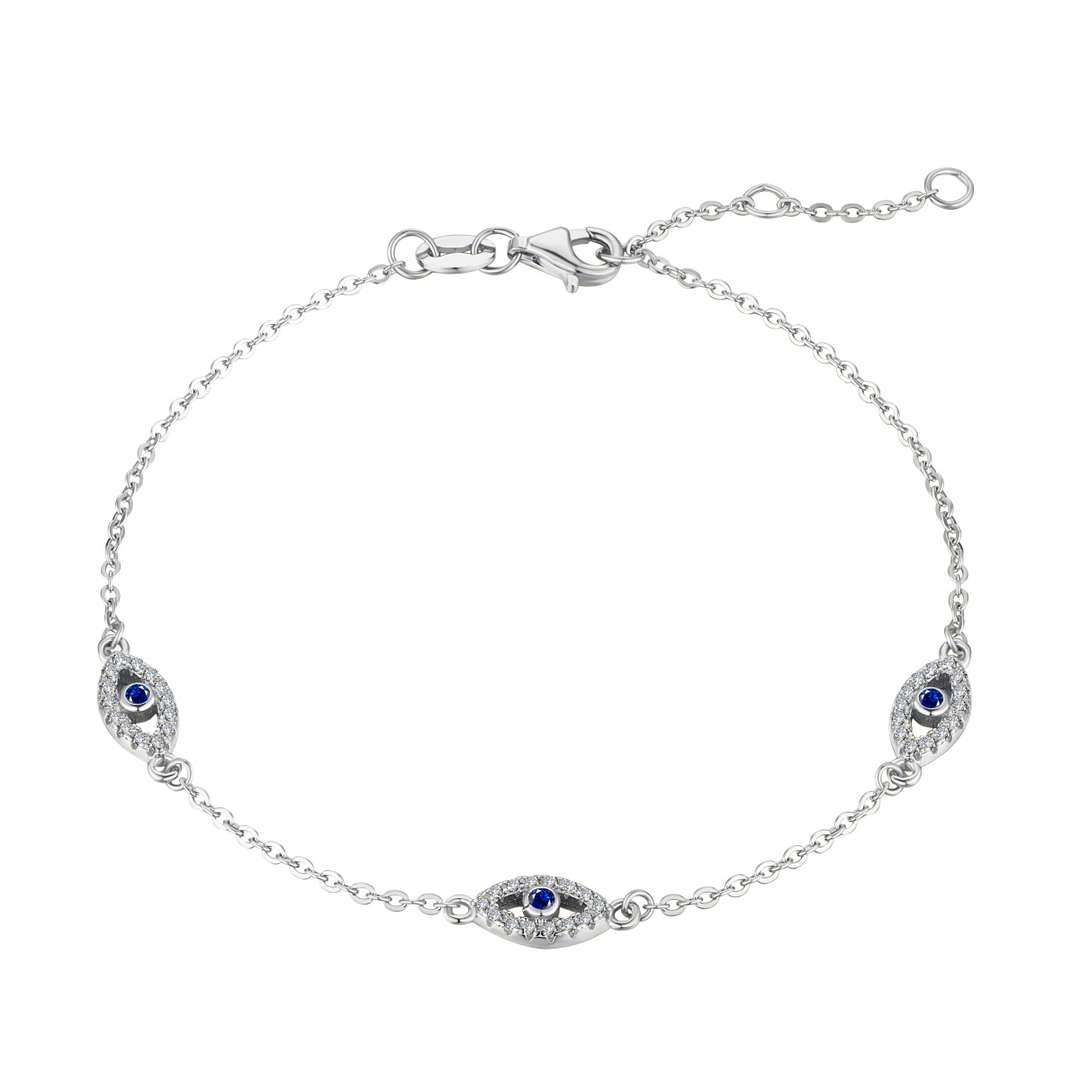[Hevara Jewelry]Evil Eye Shape Pendent Necklace