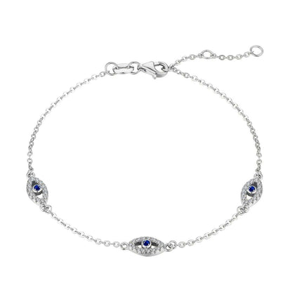 [Hevara Jewelry]Evil Eye Shape Pendent Necklace