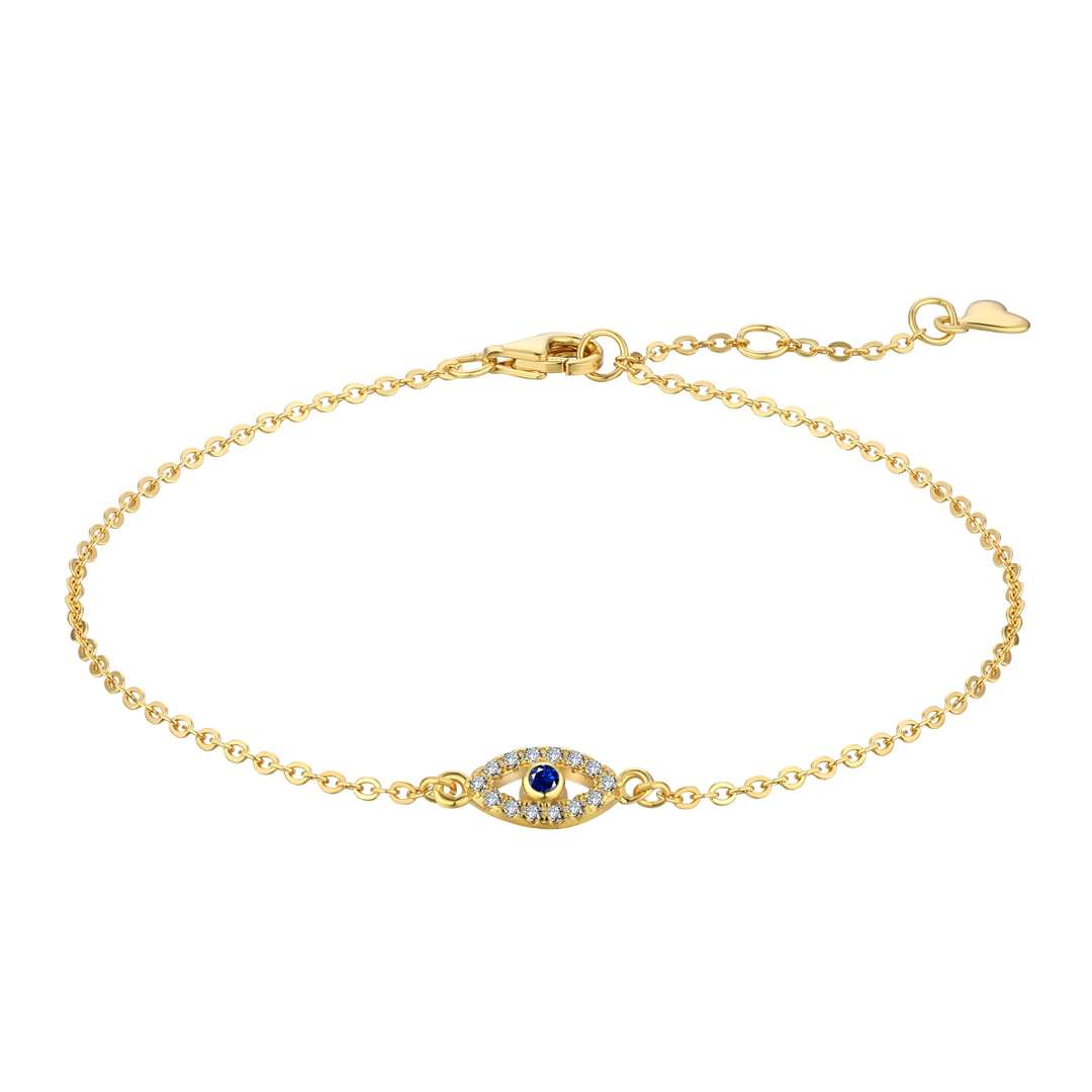 [Hevara Jewelry]Evil Eye Shape Necklace