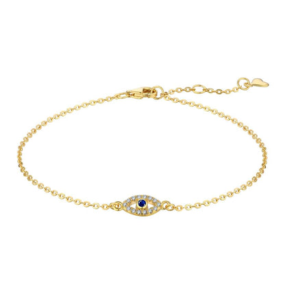 [Hevara Jewelry]Evil Eye Shape Necklace