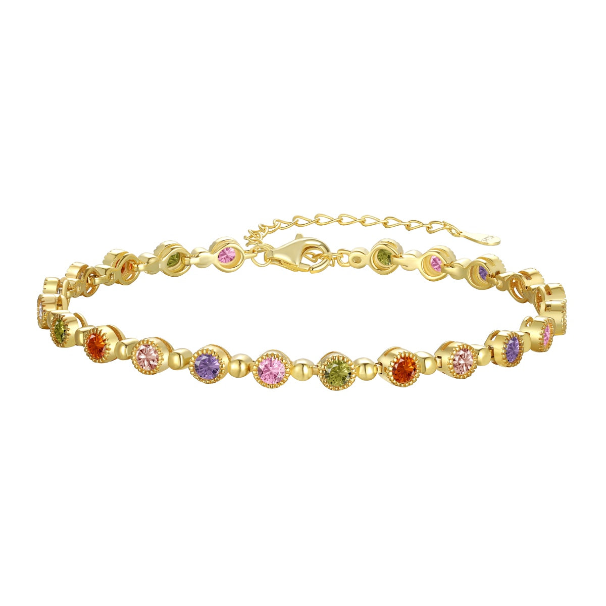 [Hevara Jewelry]Sparkling Exquisite Round Cut Party Bracelet