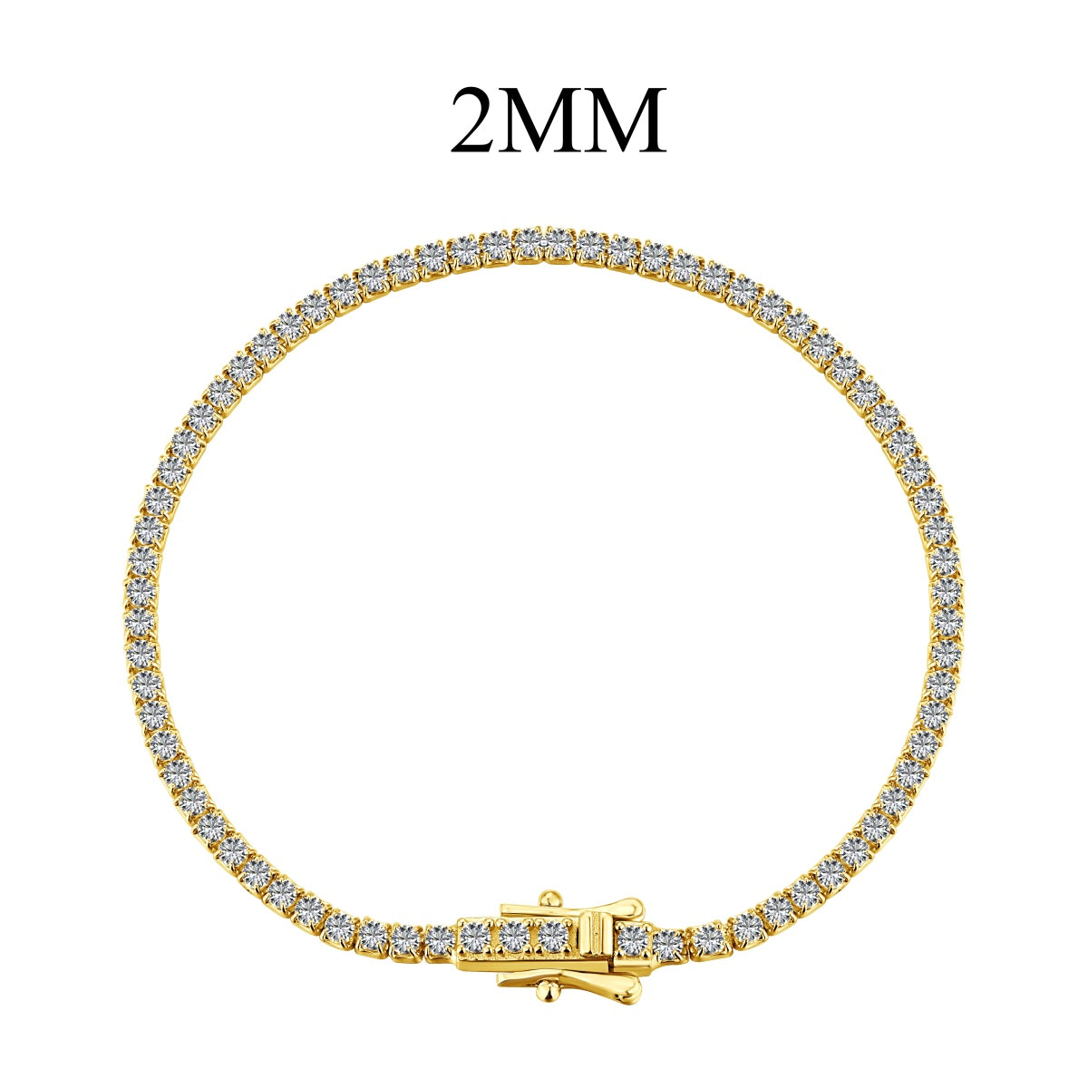 [Hevara Jewelry]Radiant Colorful Round Cut Party Bracelet