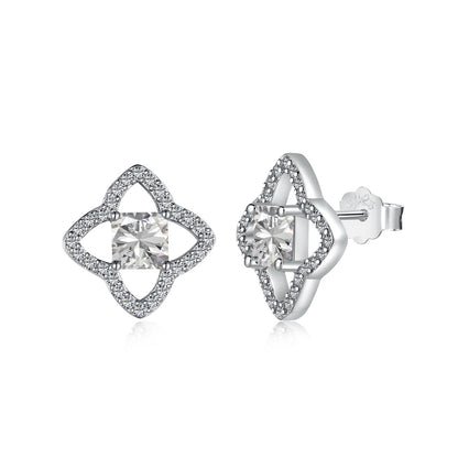[Hevara Jewelry]Elegant Star Shape Princess Cut Daily Earrings