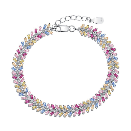 [Hevara Jewelry]Dainty Radiant Emerald Cut Daily Bracelet