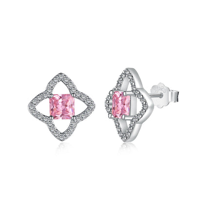 [Hevara Jewelry]Elegant Star Shape Princess Cut Daily Earrings