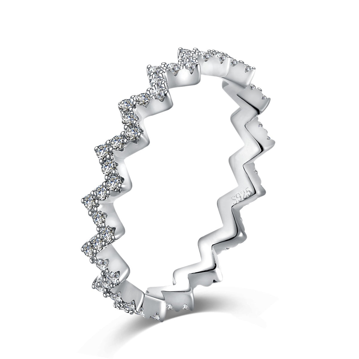[Hevara Jewelry]Delicate Enchanting Wave Shape Daily Ring