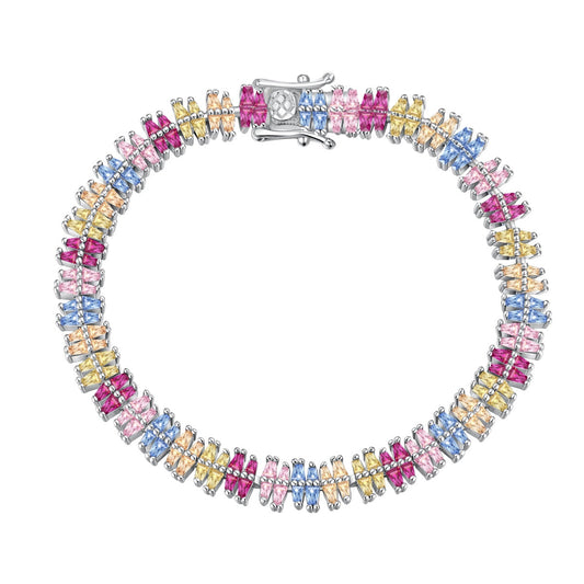 [Hevara Jewelry]Sparkling Exquisite Multi Cut Party Bracelet