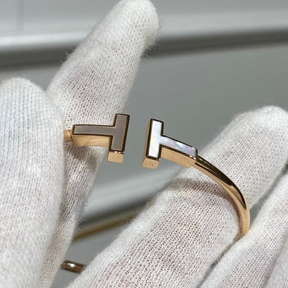[Hevara Jewelry]T BRACELET 1.8MM MOP PINK GOLD