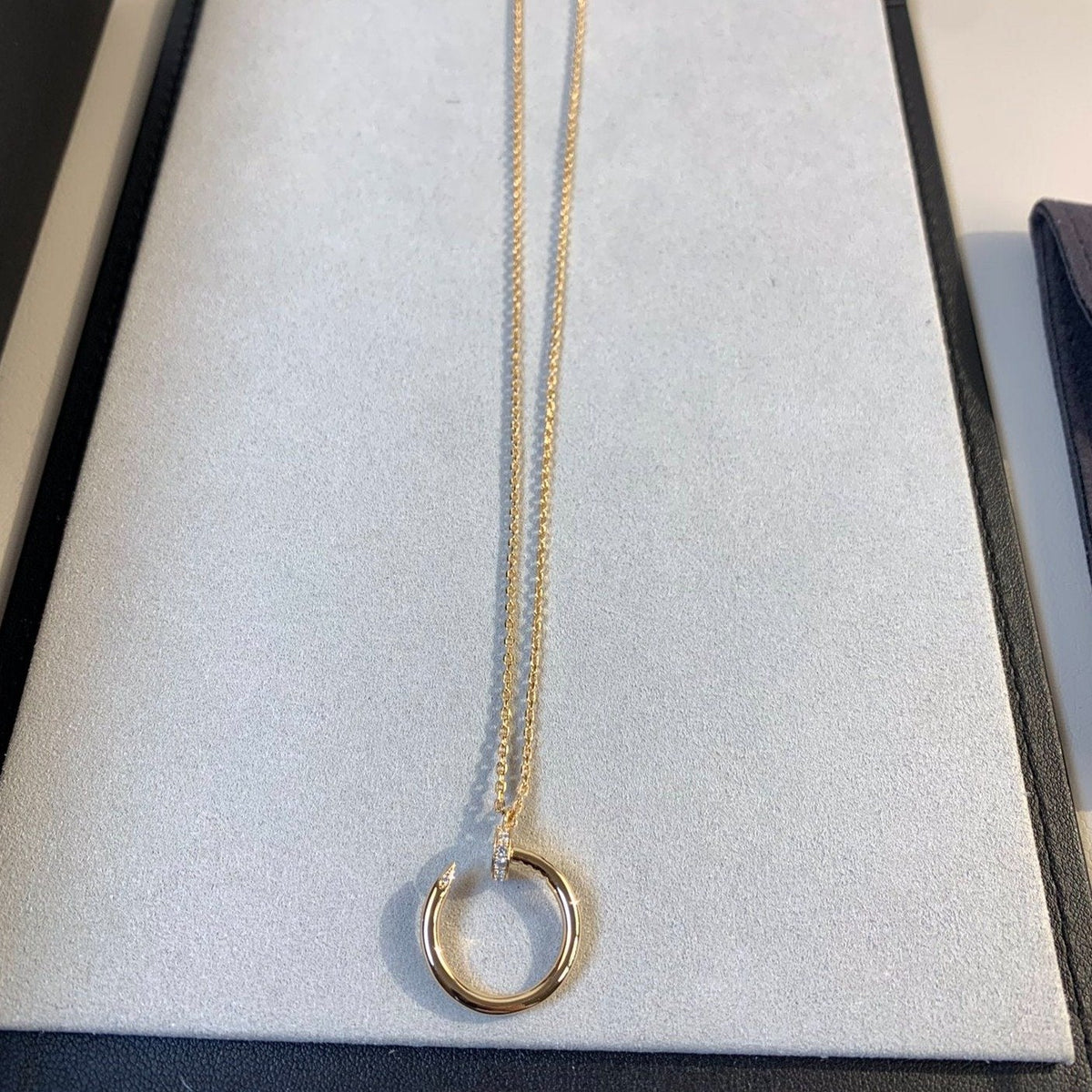 [⭐Hevara Jewelry]JUSTE NECKLACE PINK GOLD