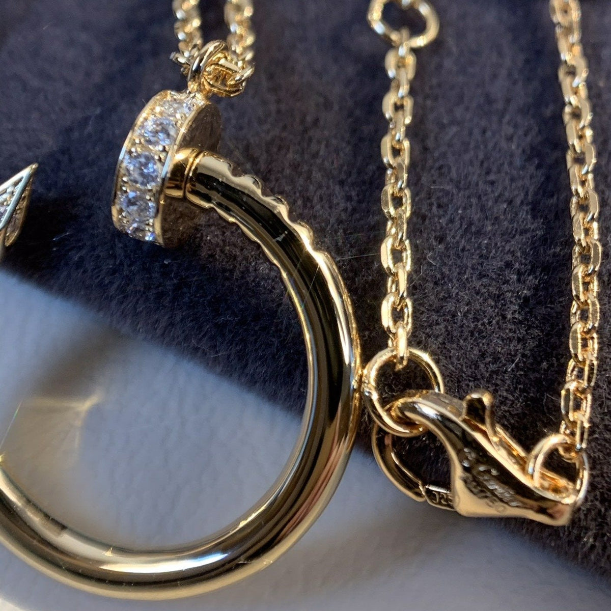 [⭐Hevara Jewelry]JUSTE NECKLACE PINK GOLD