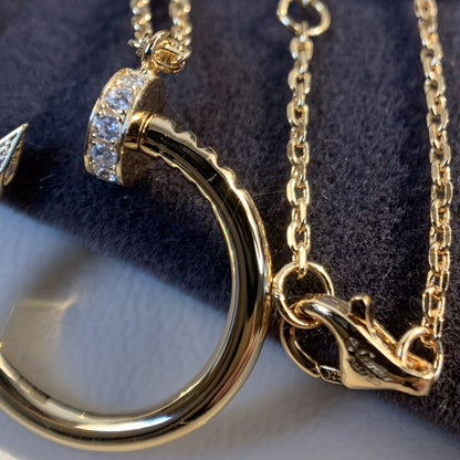 [⭐Hevara Jewelry]JUSTE NECKLACE PINK GOLD