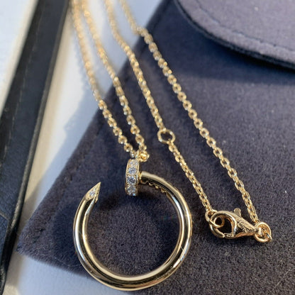 [⭐Hevara Jewelry]JUSTE NECKLACE PINK GOLD