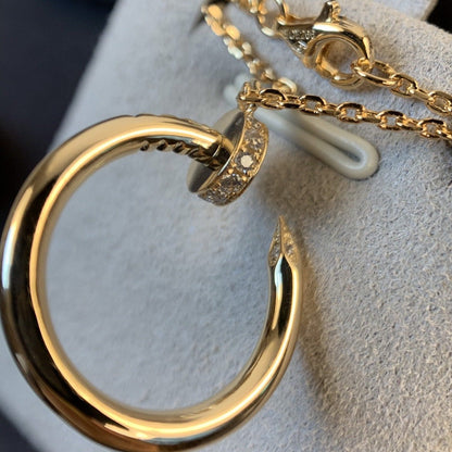 [⭐Hevara Jewelry]JUSTE NECKLACE PINK GOLD