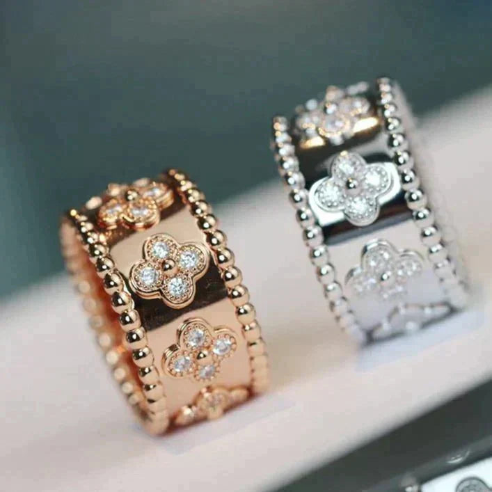 [⭐Hevara Jewelry]CLOVER KALEIDOSCOPE RING 10MM