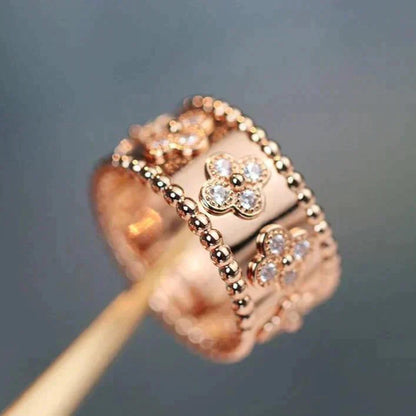 [⭐Hevara Jewelry]CLOVER KALEIDOSCOPE RING 10MM