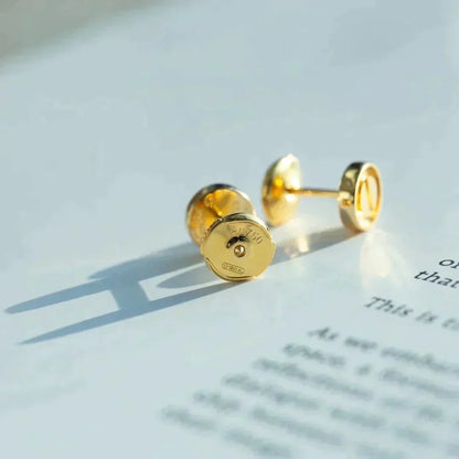 [⭐Hevara Jewelry]LOVE EARRINGS GOLD 10MM