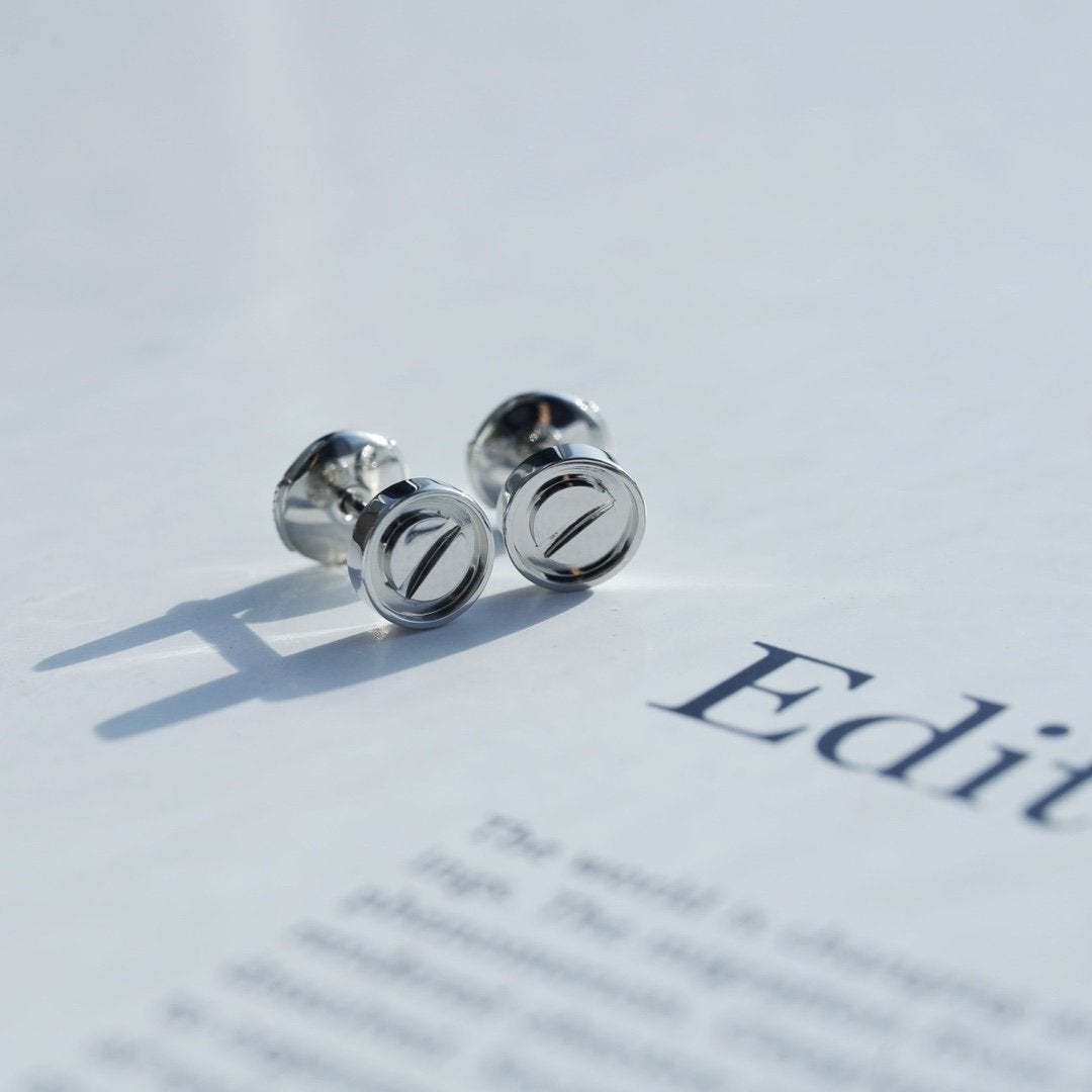 [⭐Hevara Jewelry]LOVE EARRINGS SILVER 10MM