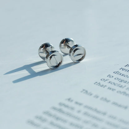 [⭐Hevara Jewelry]LOVE EARRINGS SILVER 10MM