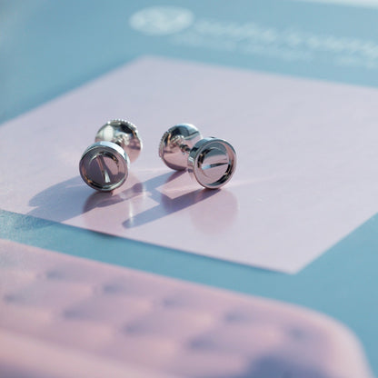 [⭐Hevara Jewelry]LOVE EARRINGS SILVER 10MM